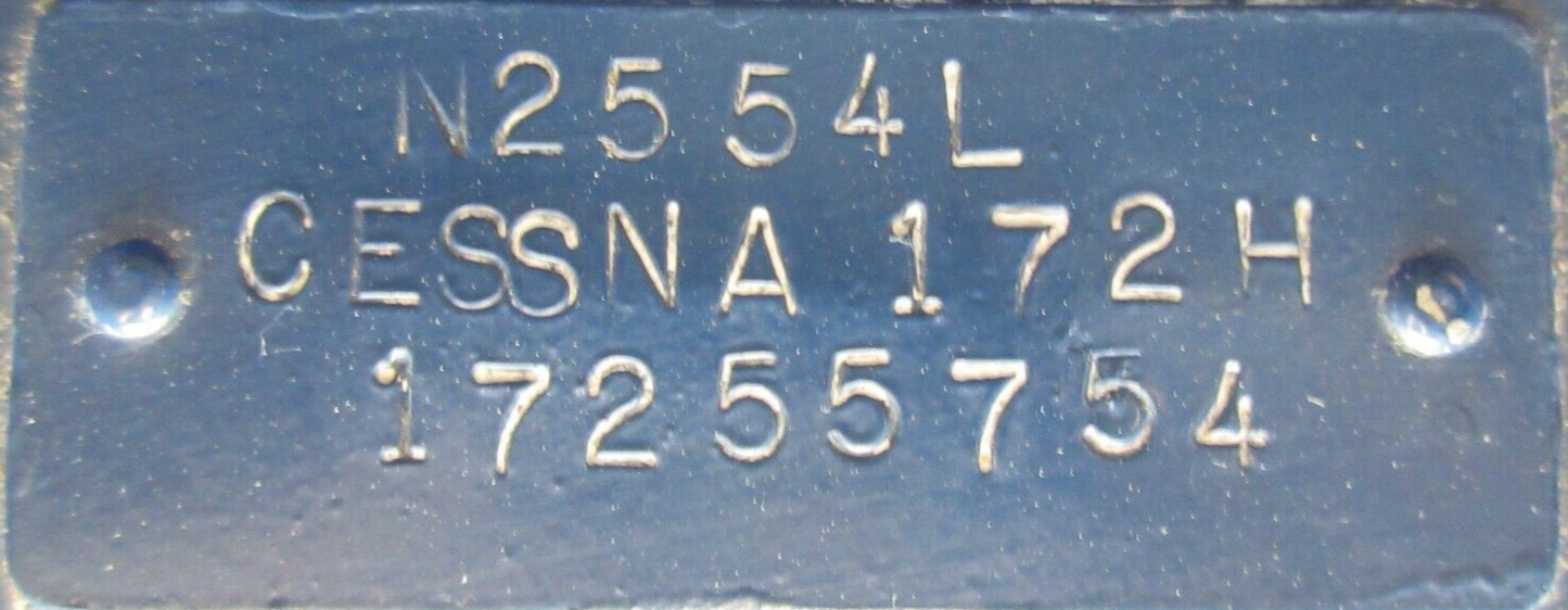 1967 Cessna 172 / 172H Fuselage AFT Tailcone Assy P/N 0512008-2 (1023-998)