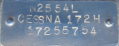 1967 Cessna 172 / 172H Fuselage AFT Tailcone Assy P/N 0512008-2 (1023-998)