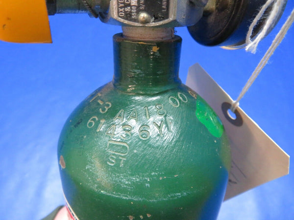 Scott Oxygen Regulator & Cylinder Assy 11 cu. ft. P/N 5500M6W-FF23AP (0224-224)