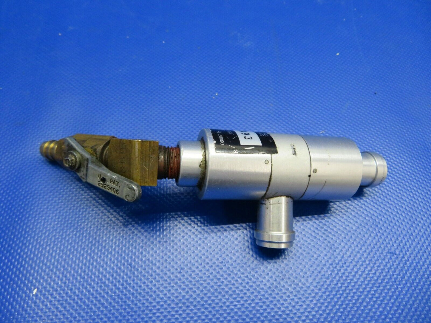 Piper PA-32R-300 Precise Flight Standby Vacuum Regulator P/N PL-20090 (0121-379)