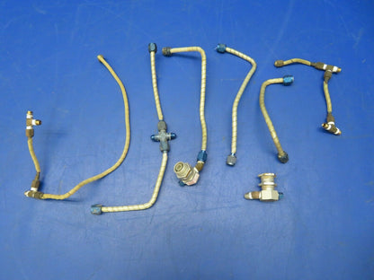 Cessna Oxygen Outlet Valves w/ Lines P/N C166006-0109 LOT (0821-831)
