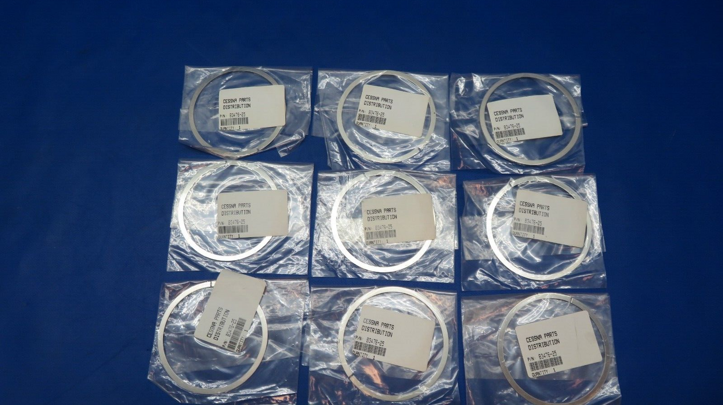 McCauley Propeller Shim w/ 8130 P/N B3476-25 LOT OF 9 NOS (0523-266)