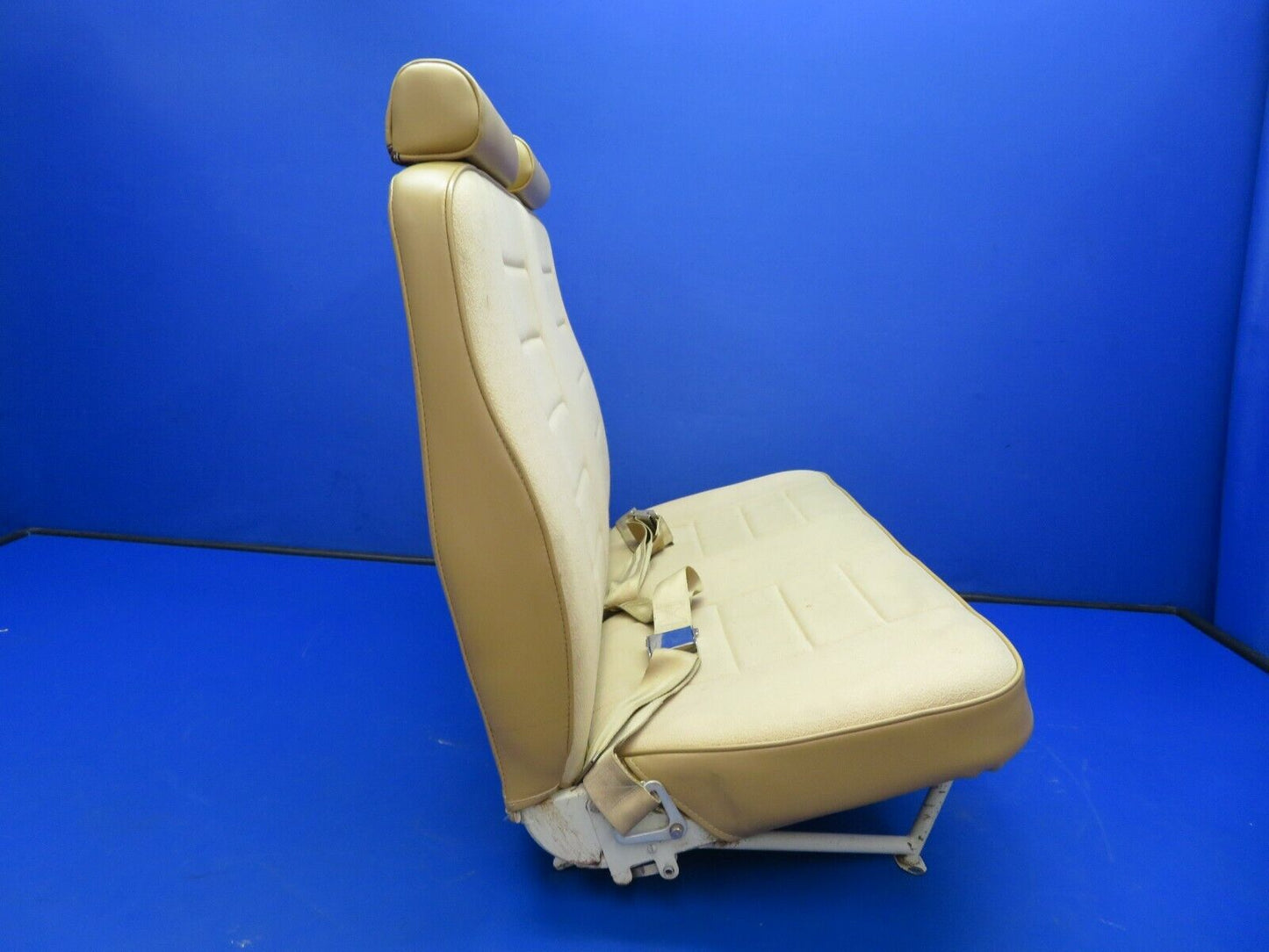 Cessna Cardinal 177RG Rear Seat Tan Vinyl & Cloth P/N 2014013-1 (0621-799)