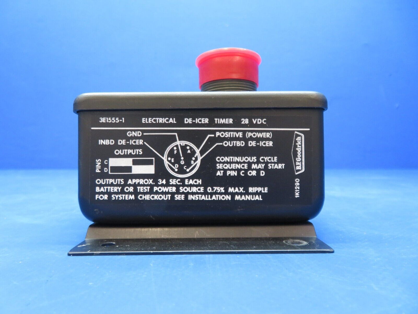 BF Goodrich De-Ice Timer 28v P/N 3E1555-1 (0923-541)