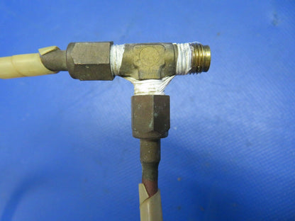Cessna Oxygen Outlet Valves w/ Lines P/N C166006-0109 LOT (0821-831)
