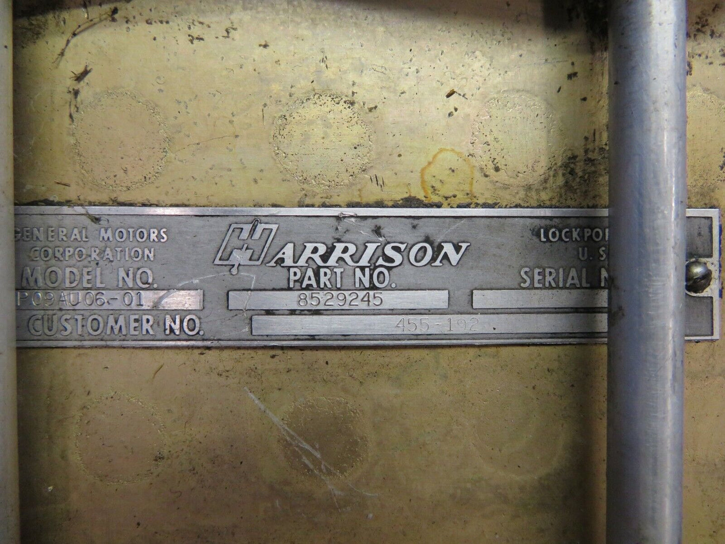 Piper PA-32-300 Cherokee Six Harrison Oil Cooler P/N 8529245 (0720-380)