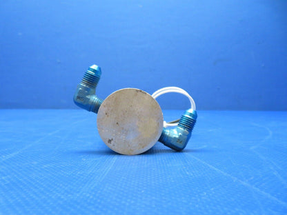 Cessna 401 Stewart Warner Fuel Solenoid Valve Bracket G-700748 TESTED (0124-194)