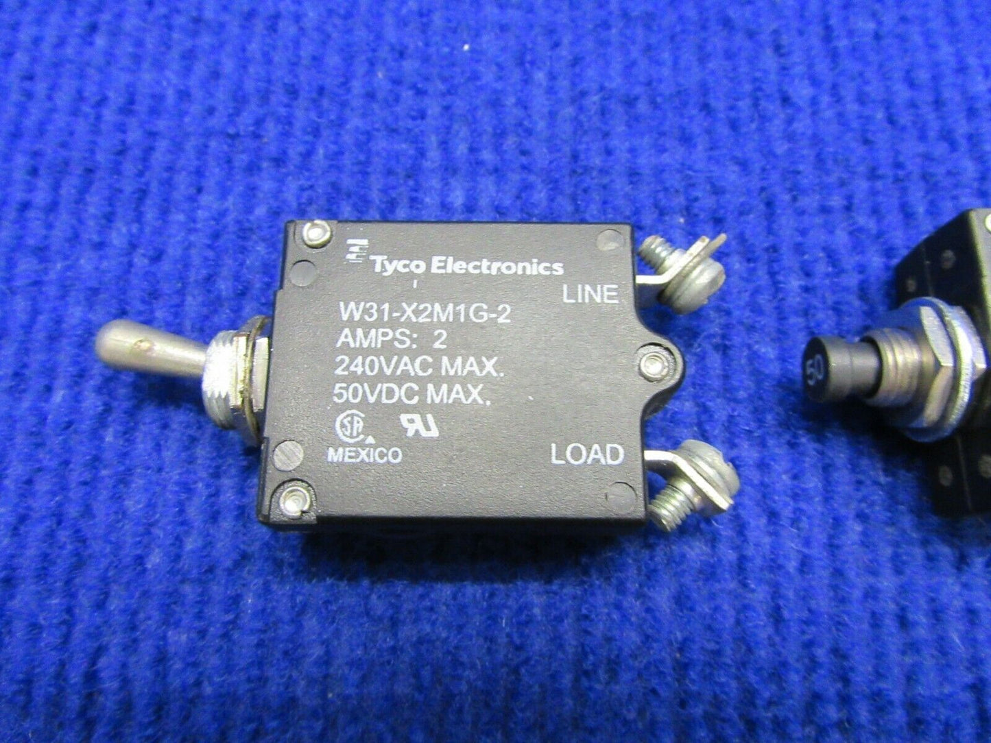 Piper PA-32-300 Circuit Breaker & Switches PN W23-XIAIG-50 LOT OF 3 (1121-511)