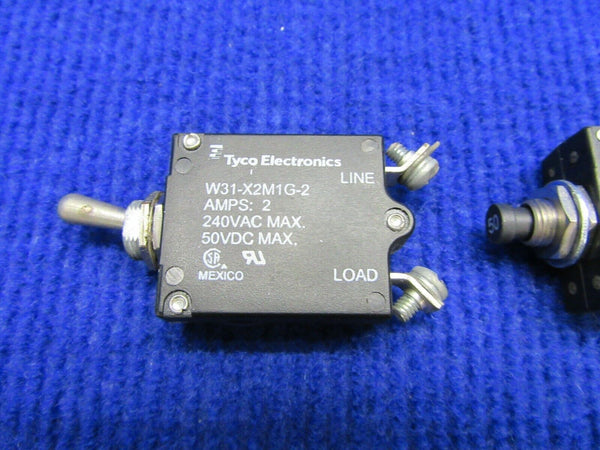 Piper PA-32-300 Circuit Breaker & Switches PN W23-XIAIG-50 LOT OF 3 (1121-511)