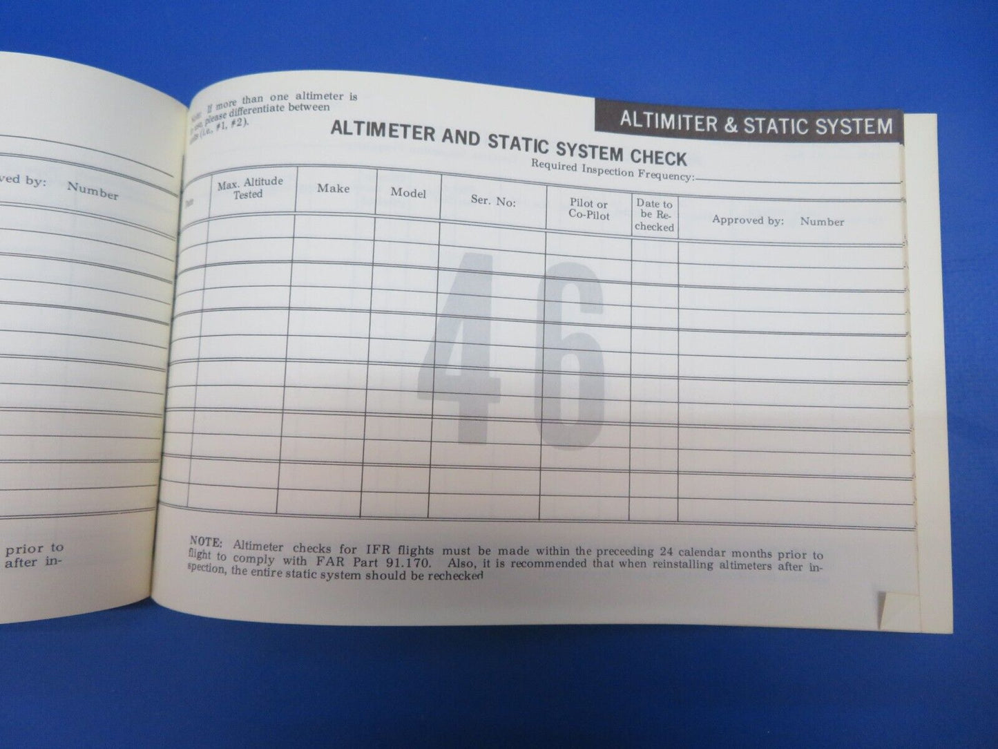 Aviation Maintenance Aircraft Radio Log Books LOT OF 109 NOS  (1022-563)
