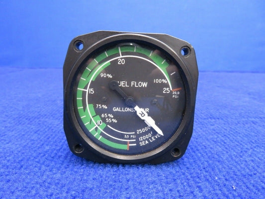 United Instruments Fuel Flow Pressure Gauge P/N 6221 CORE (0422-25)