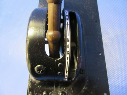 Cessna 172C Wheel Elevator Tab Control  w/ Cover & Bracket 0510127 (0821-590)