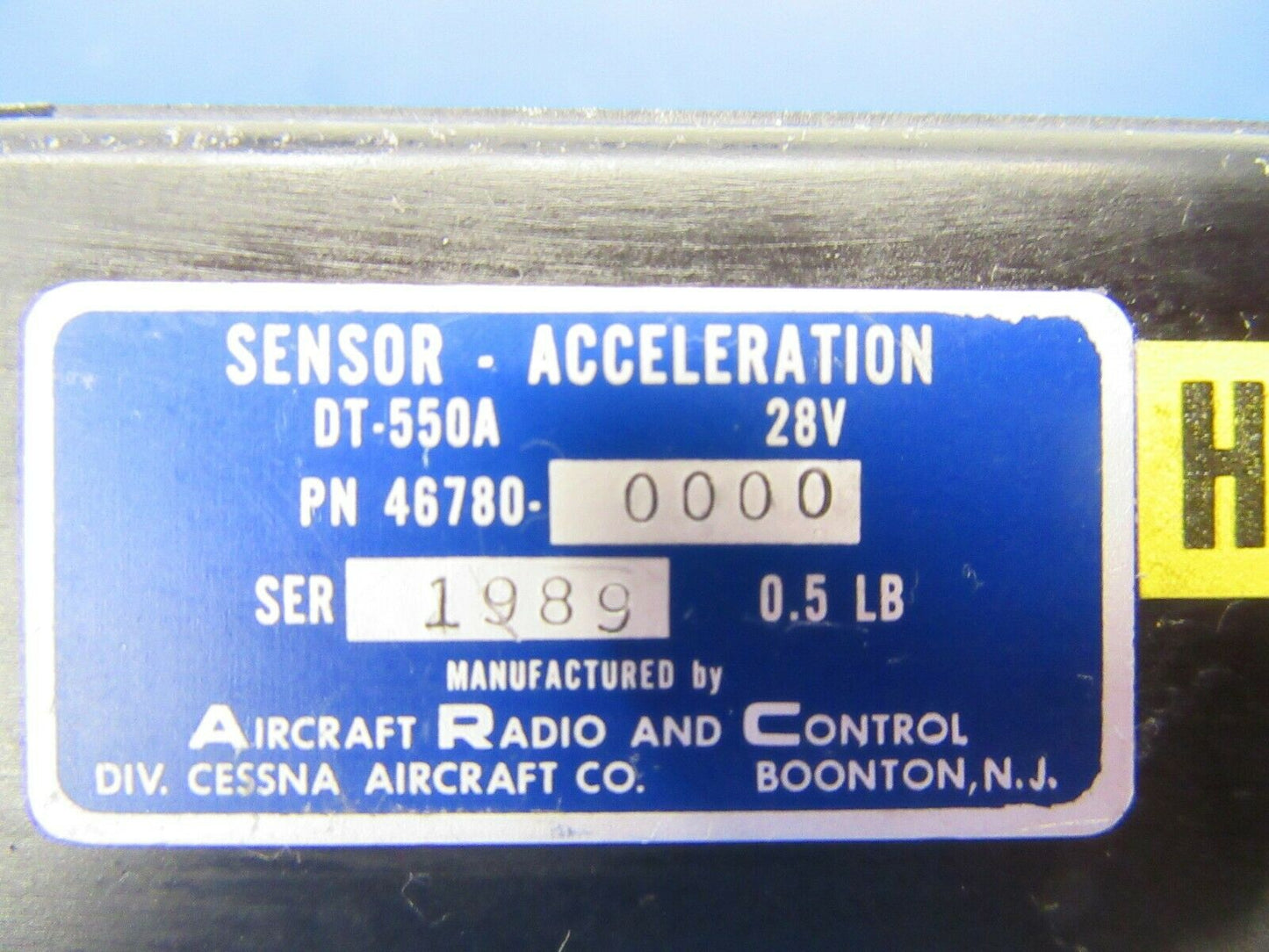 ARC Acceleration Sensor 28V DT-550A 46780-0000 (0919-136)