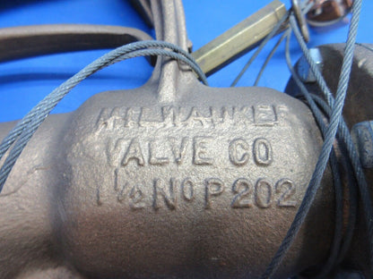 Milwaukee Valve P202 1-1/2" Aircraft Over-Wing Fuel Nozzle NOS (1123-786)