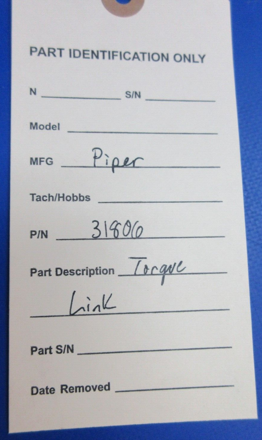 Piper Torque Link P/N 31806 (1023-1015)