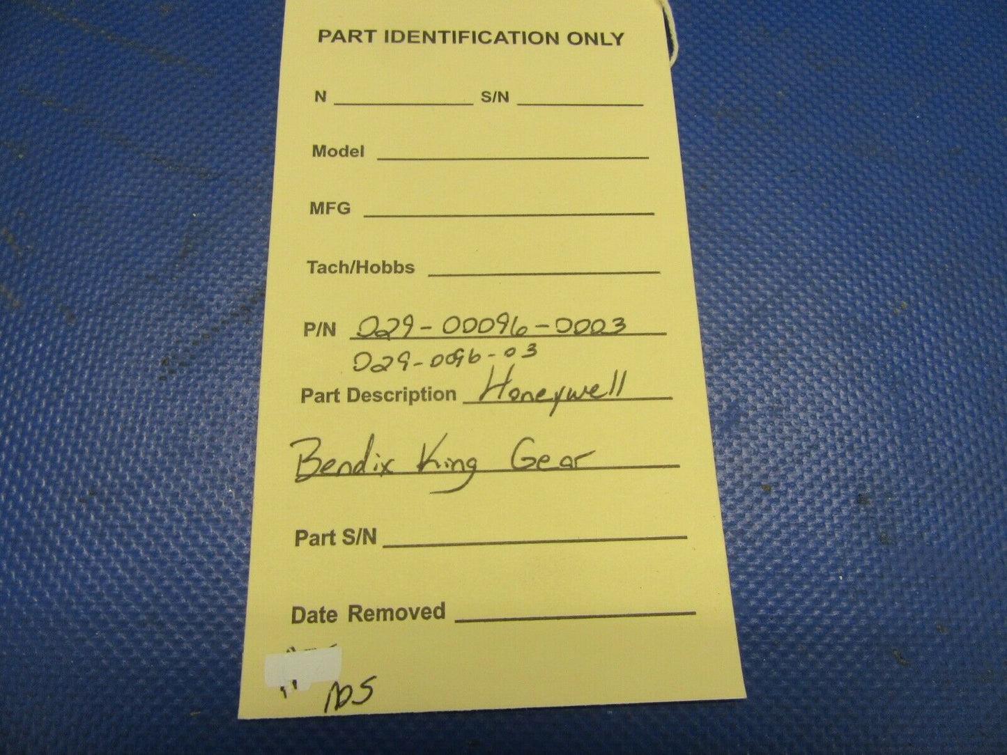 Honeywell Bendix King Gear NOS P/N 029-0096-003, 029-0096-03 (0921-557)