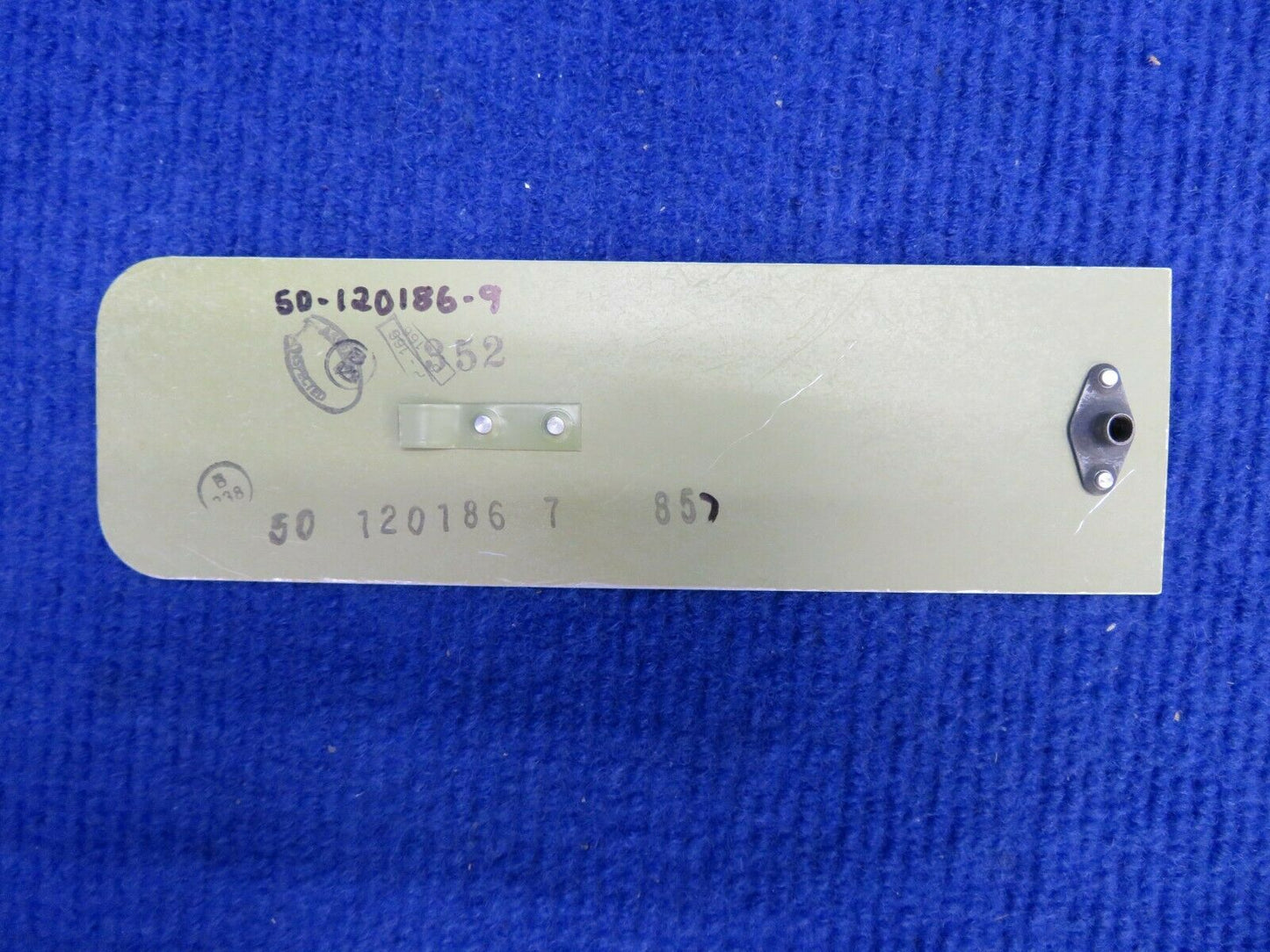 Beech Cover Assy LWR FWD Spar Fitting P/N 50-120186-9 NOS (0522-645)