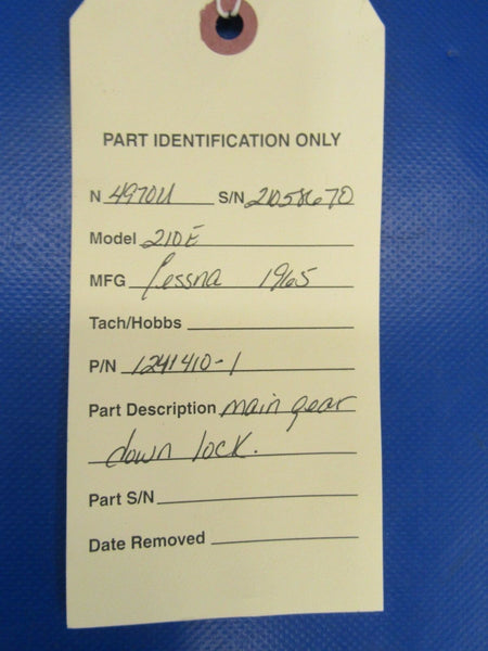 Cessna 210 / 210E Main Gear Downlock P/N 1241410-1 (0518-285)