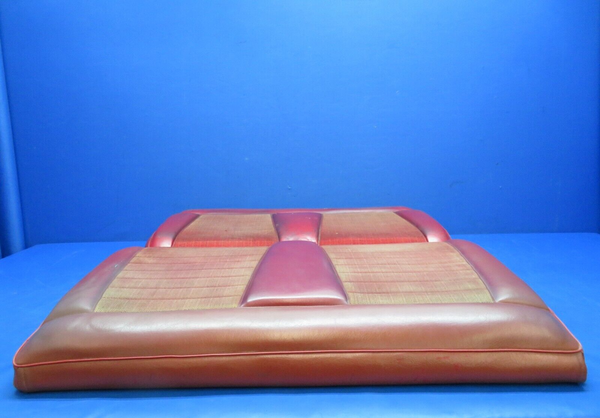 Piper PA-28R-180 Rear Seat Assy Red Vinyl P/N 65700-06 (1123-399)