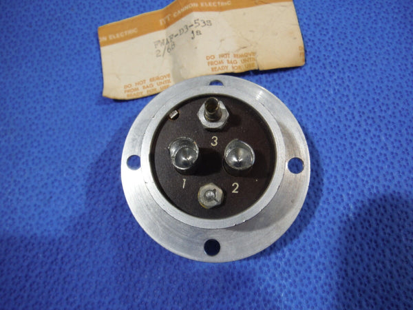 Cannon Electrical Connector P/N FWAF-D3-53S  (815-46)