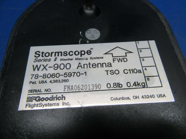 BF Goodrich Stormscope Series III WX-900 Antenna P/N 78-8060-5970-1 (0519-432)