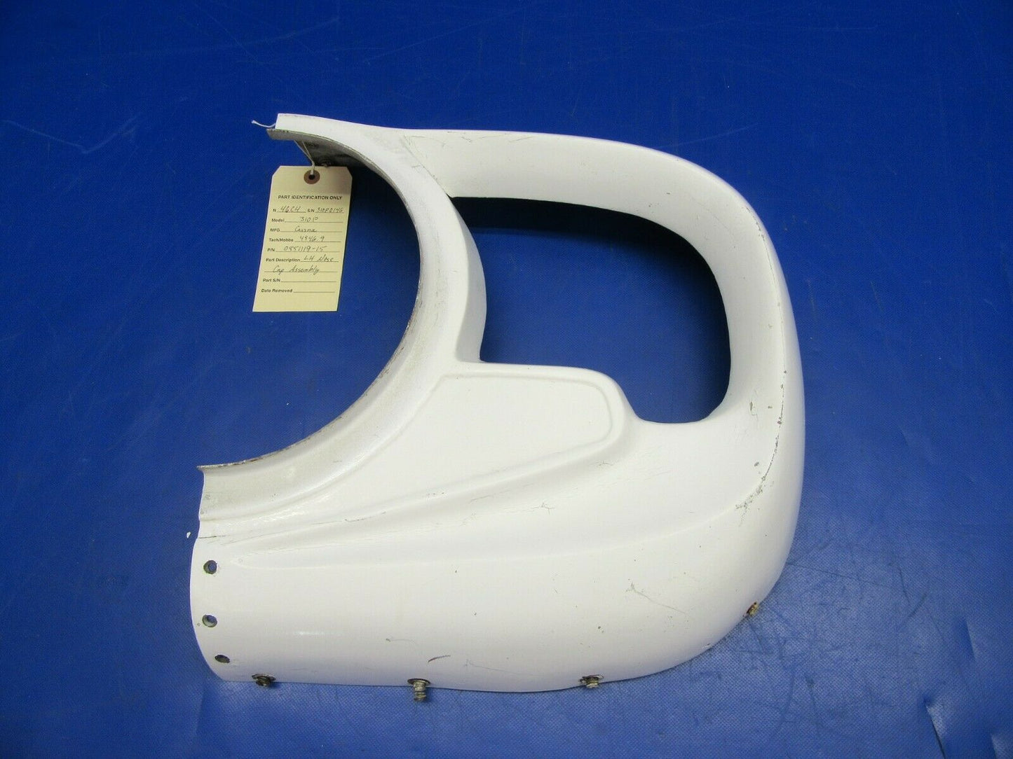 Cessna 310P LH Nose Cap Cowl Assembly P/N 0851119-15 (0620-244)