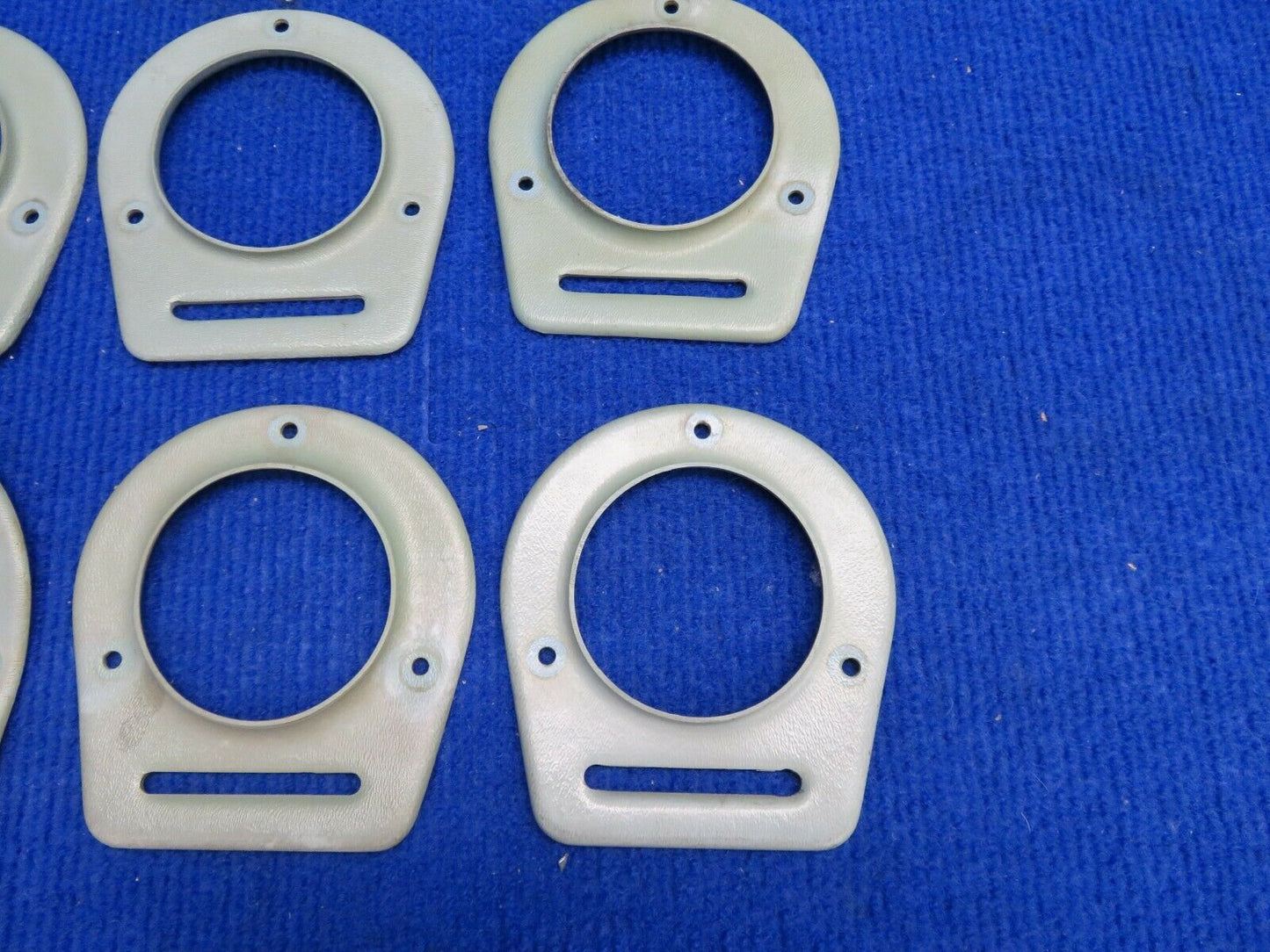 Piper Cover Assy Air Vent Flange LOT OF 7 P/N 65735-19 Blue Plastic (0222-620)