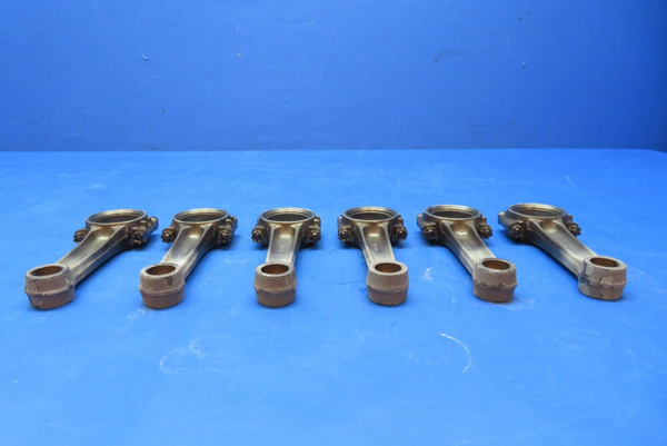 Continental O-300 / O-300D Connecting Rod P/N 654795A1 LOT OF 6 (0823-389)