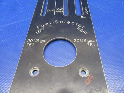 Diamond DA40 Cockpit Aft Controls Faceplate (0320-210)