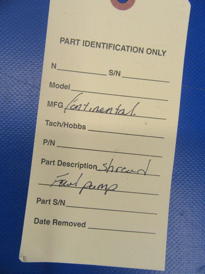 Continental Aircraft Fuel Injected Engine Shroud Fuel Pump (0818-26)