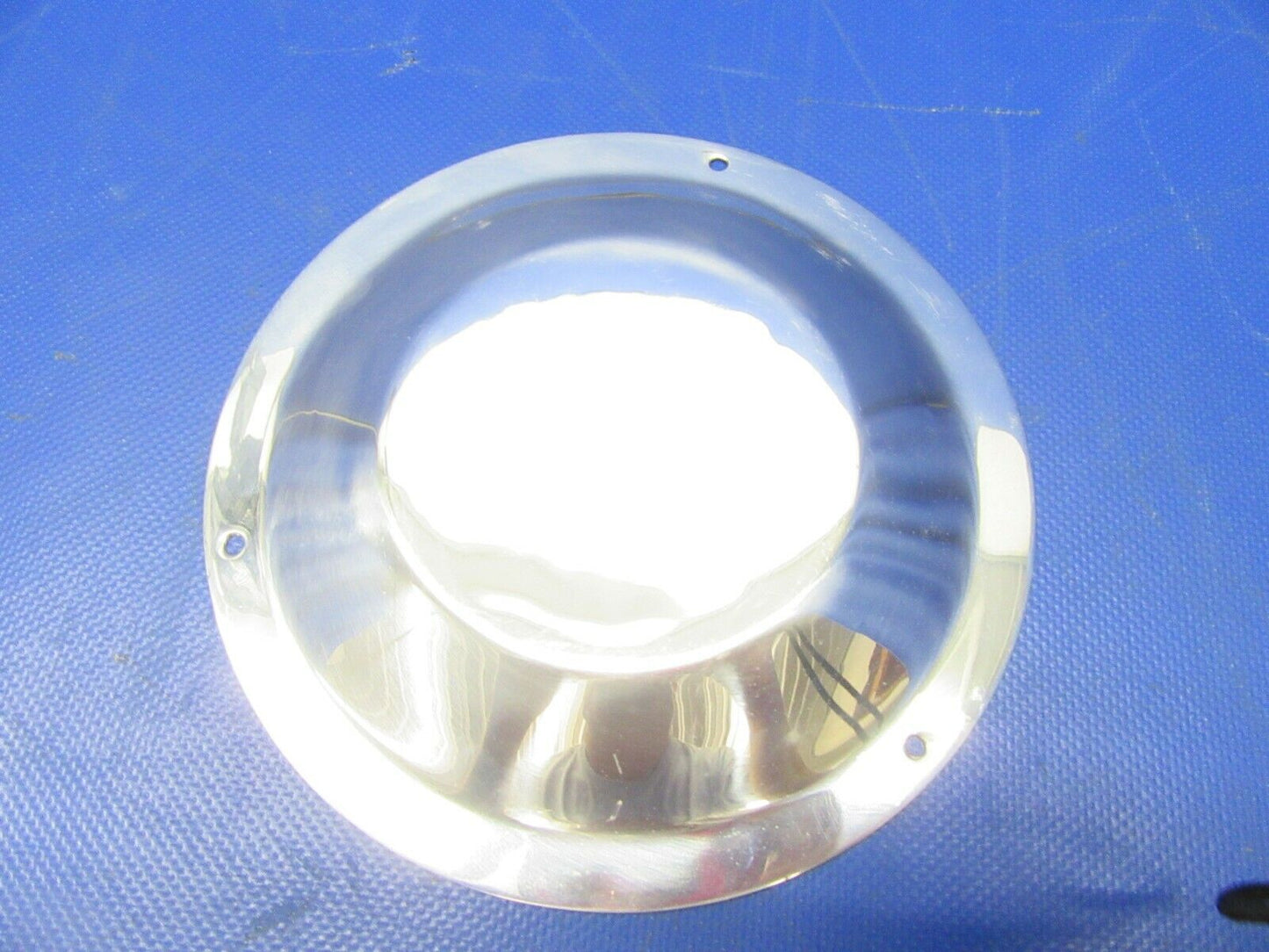 Pair of Polished Aluminum Wheel Covers - fits Cleveland 6.00 x 6 (1021-228)