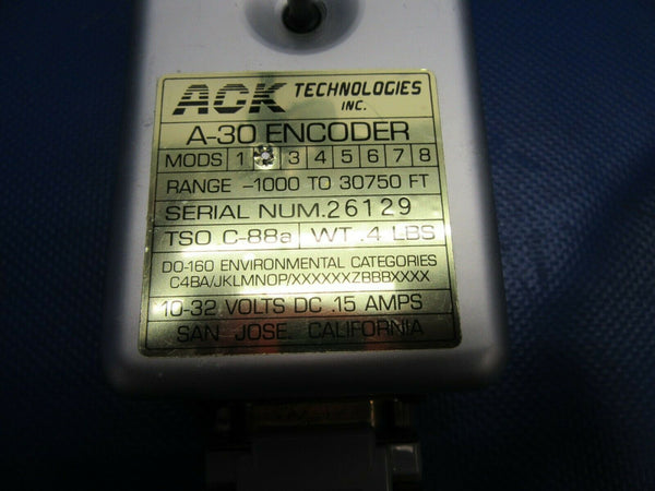 ACK Technologies Encoder 10-32V P/N A-30 (0721-384)