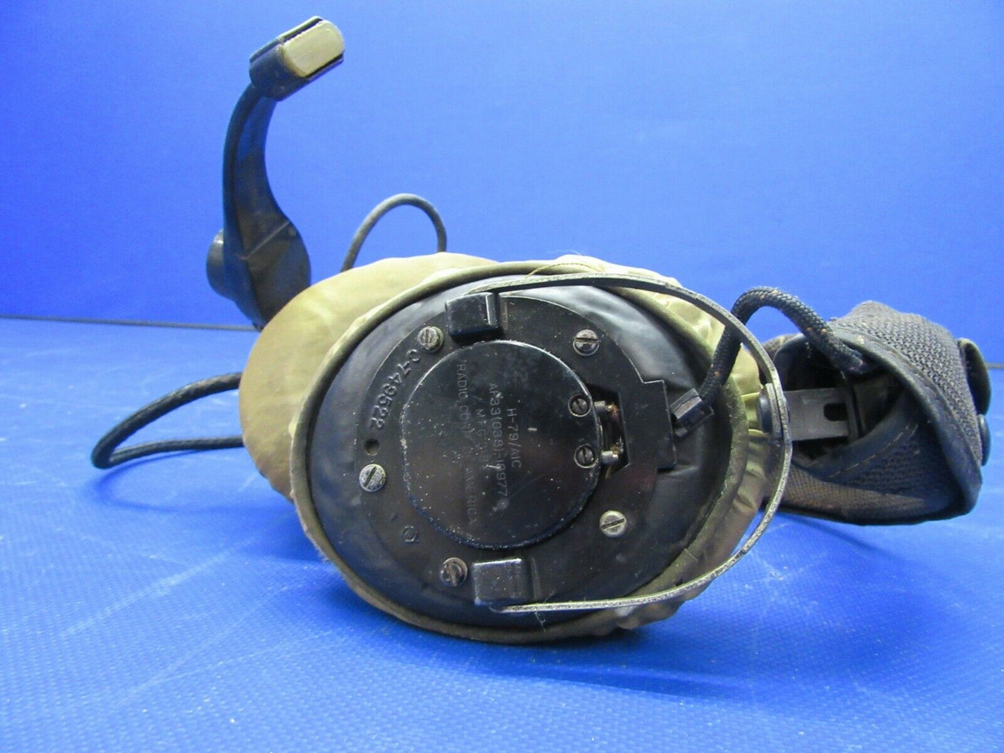 Vintage Aviation Headset WWII Era (LOT OF 3) PARTS or COLLECTIBLE (1021-451)