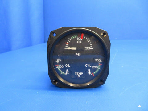 Piper Aerostar 602P Aircraft Inst. Engine Gauge P/N 18-1000-5 (1022-605)