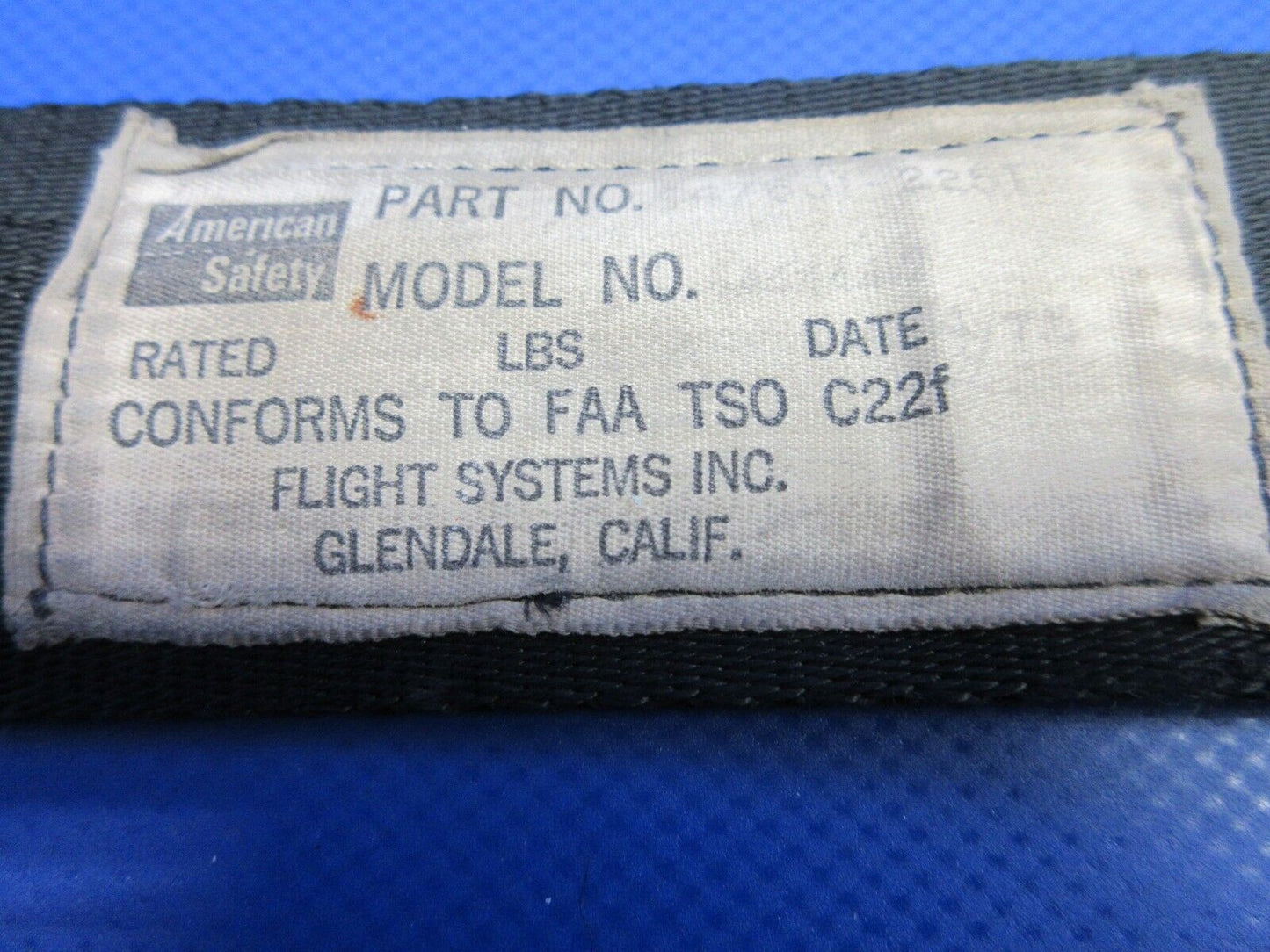 American Safety Seat Belt P/N 443200 (0124-1282)