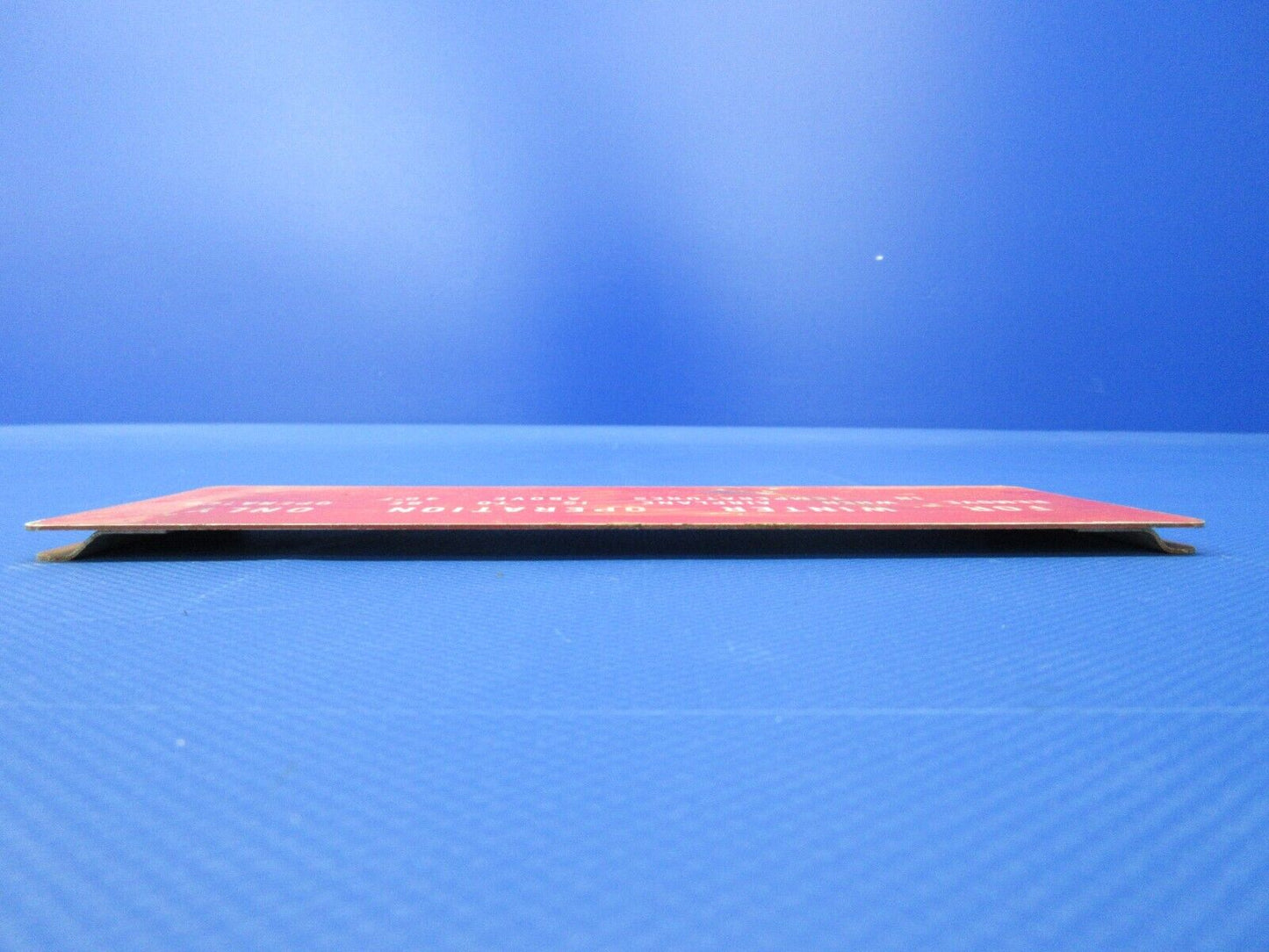 Piper PA22 Tri-Pacer Winterization Plate P/N 14793-000 (0224-1197)