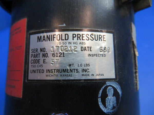Piper Aerostar 602P United Instruments Pressure Gauge P/N 6121 (1022-606)