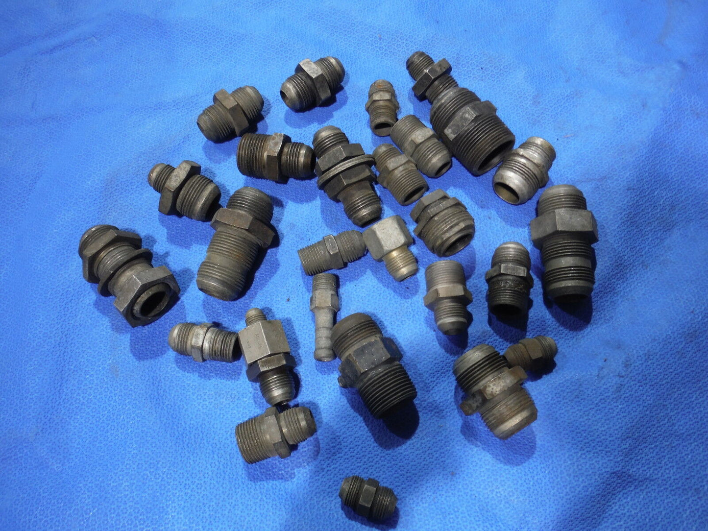 Misc. Steel Aircraft Fittings  SOLD AS ONE LOT ONLY  (715-97)