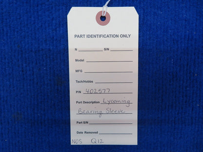 Lycoming Bearing Sleeve P/N 402577 NOS (0722-735)