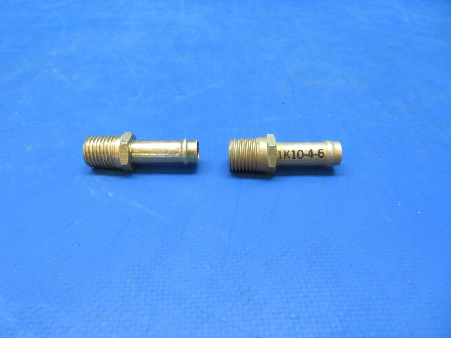 Rapco Vacuum System Fitting P/N 1K10-4-6 LOT OF 2 NOS (0923-569)
