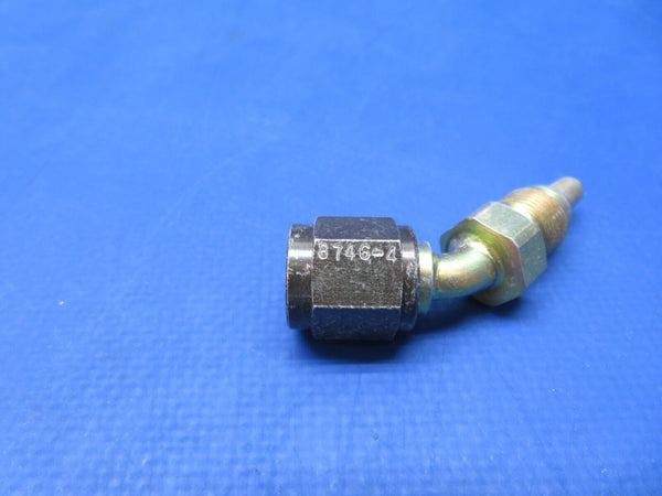 Eaton Nipple Assy Aeroquip Hose Fitting P/N 8746-4 NOS (0923-908)