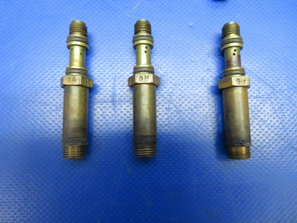 Continental TSIO-520-AF Fuel Injector Nozzles P/N 657070 SET OF 6 (0520-139)