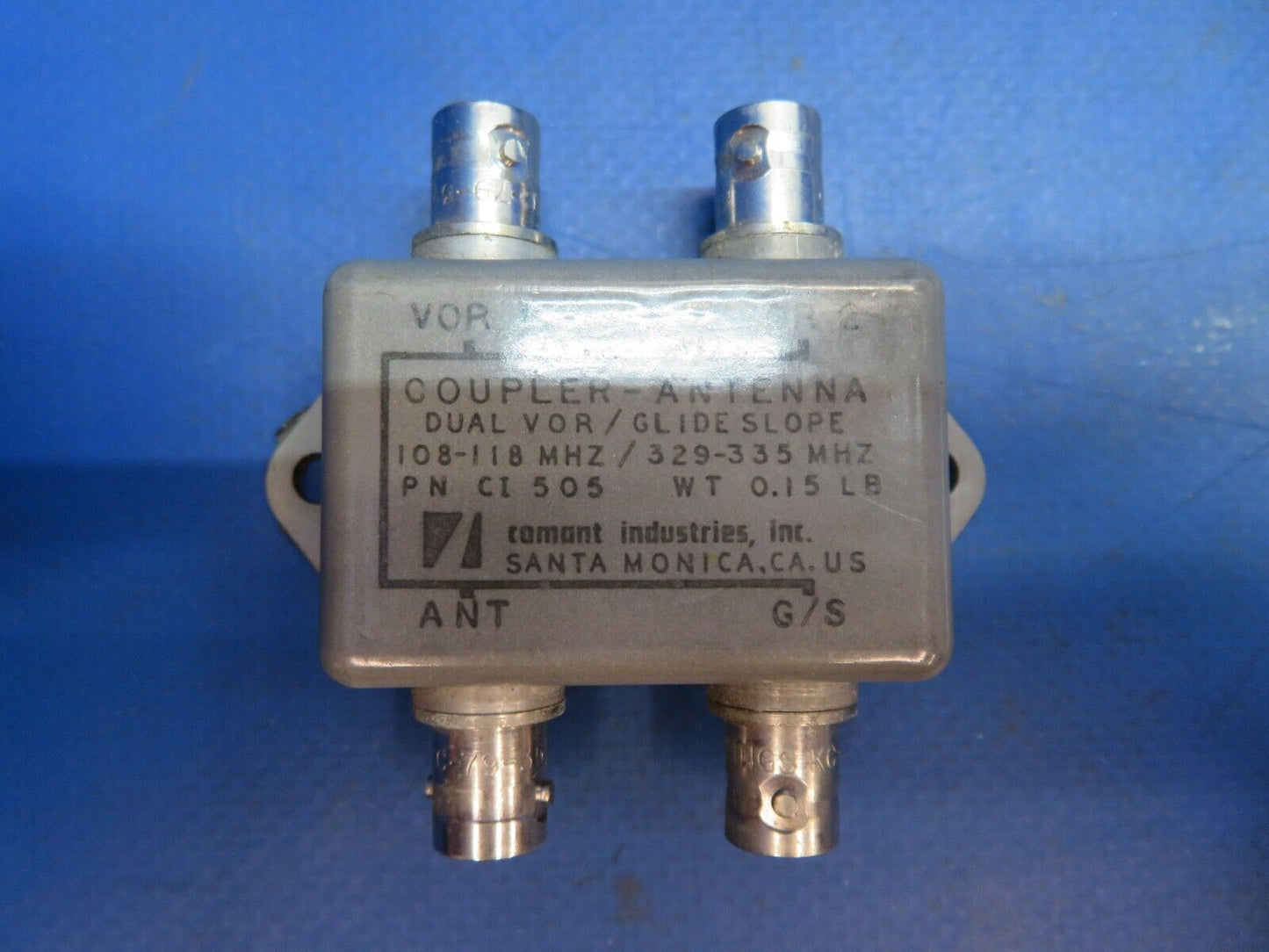Comant Industries VOR / Glideslope Coupler P/N CI-505 (0123-689)
