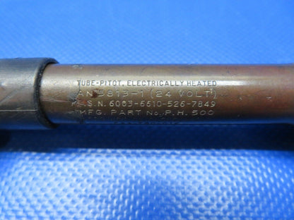 Cessna 401 / 401A Heated Pitot Tube Assy 24v P/N AN5813-1 TESTED (0124-216)