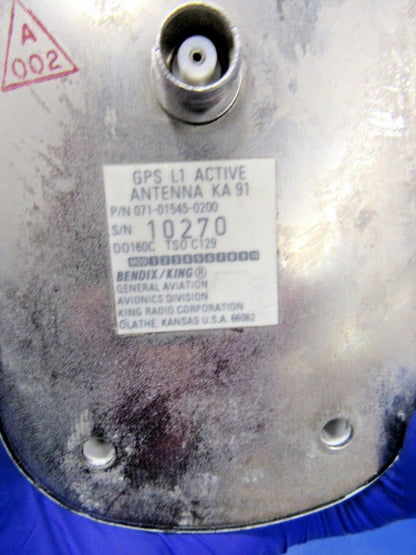 King KA-91 Antenna GPS P/N 071-01545-0200 (0518-81)