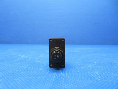 Klixon 25 amp Circuit Breaker P/N 7271-8-25 (0224-231)