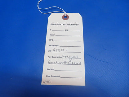Honeywell Beechcraft Gasket P/N A8918-1 NOS (0922-920)