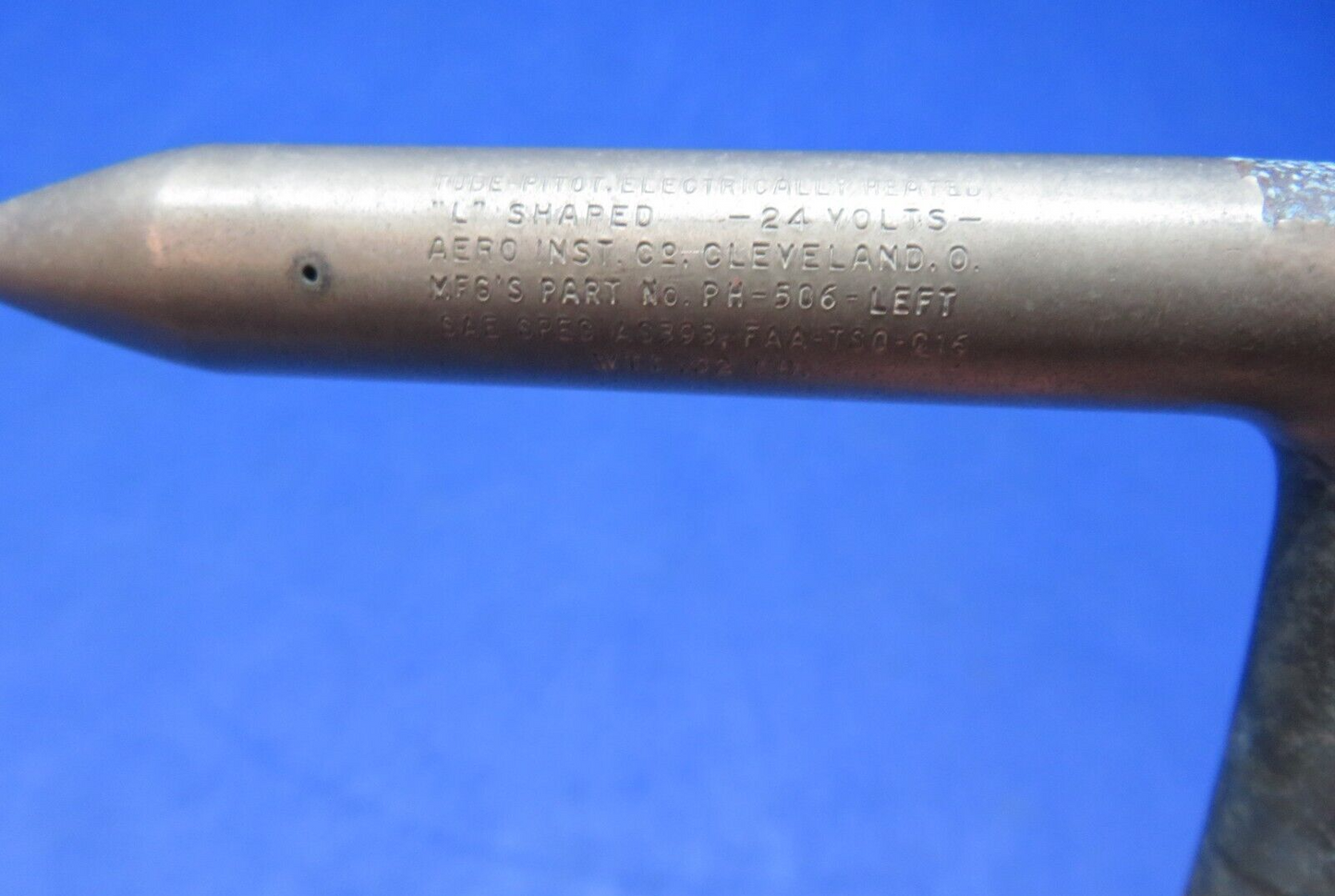 Cessna 310 / 310F Pitot Tube Assy 24v P/N PH-506-Left TESTED (1123-303)