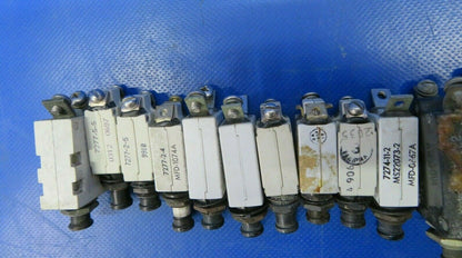 1964 Beech Baron 95-B55 Circuit Breakers 1 LOT (0320-156)