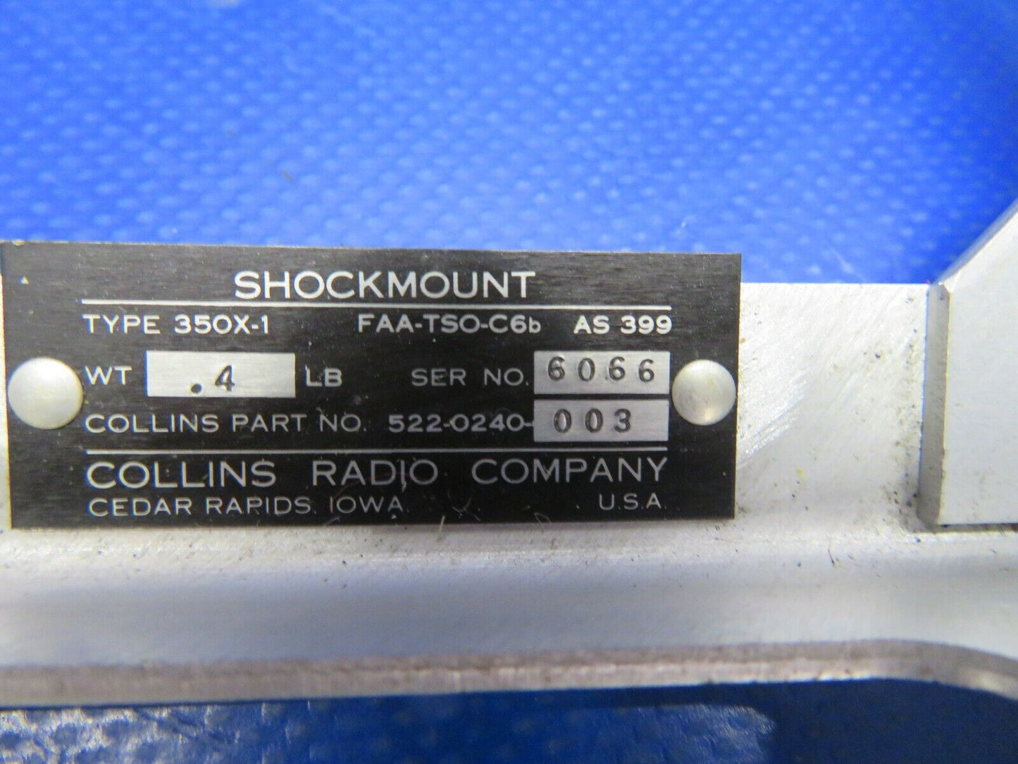Collins 332E-4 Gyroscope Directional w/ Shock Mount 522-3241-000 (0320-432)